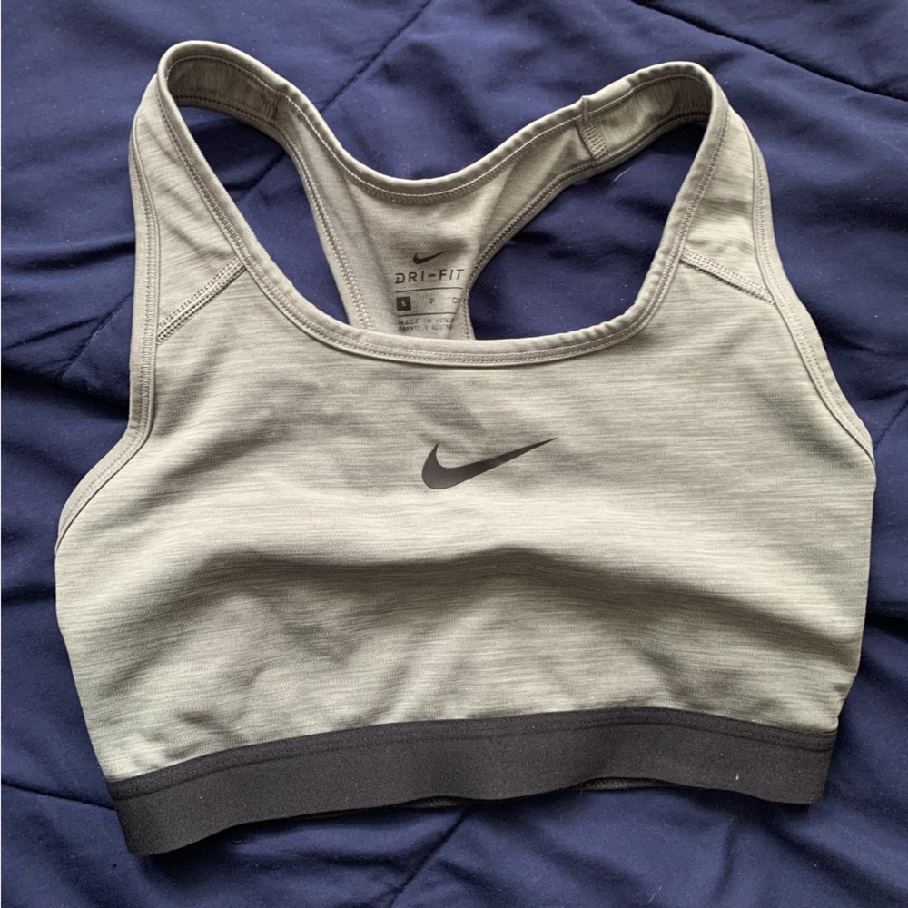 Nike Gray Sports Bra